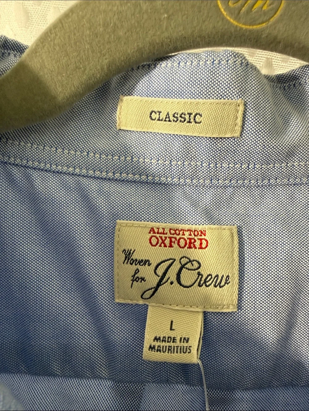 J.Crew Stretch short-sleeve American Pima cotton oxford shirt Size Large